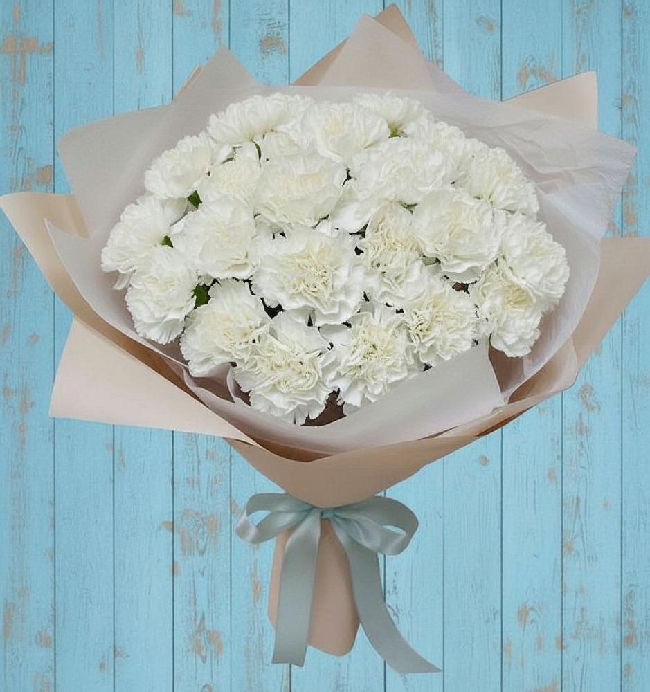 Букет цветов из: Гвоздики в Рахманово