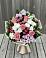 Букет цветов из: Альстромерии, Гвоздики, Розы и Хризантемы в Рахманово