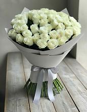 Букет 35 Белых роз в Рахманово