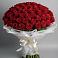 Букет 101 Красная роза Блэк Мэджик в Рахманово