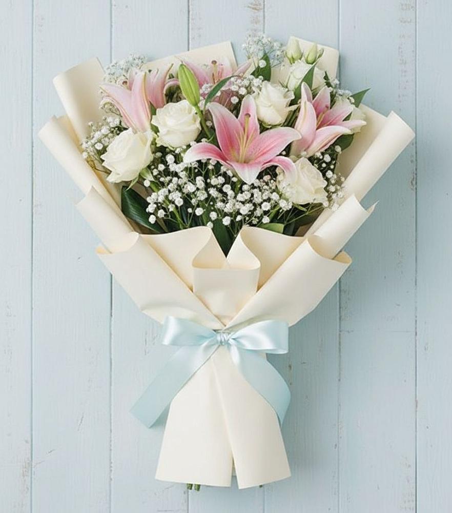 Букет цветов из: Лилии в Рахманово