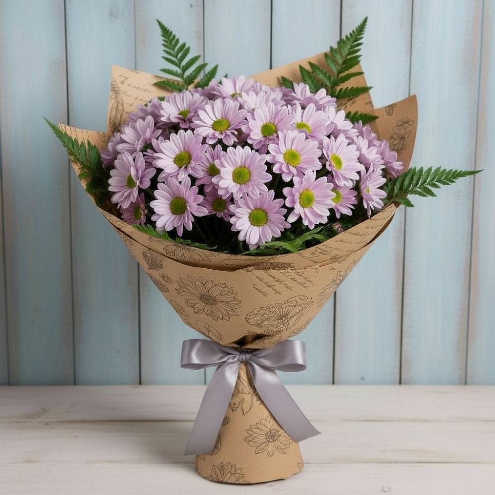 Букет цветов из: Хризантемы в Рахманово