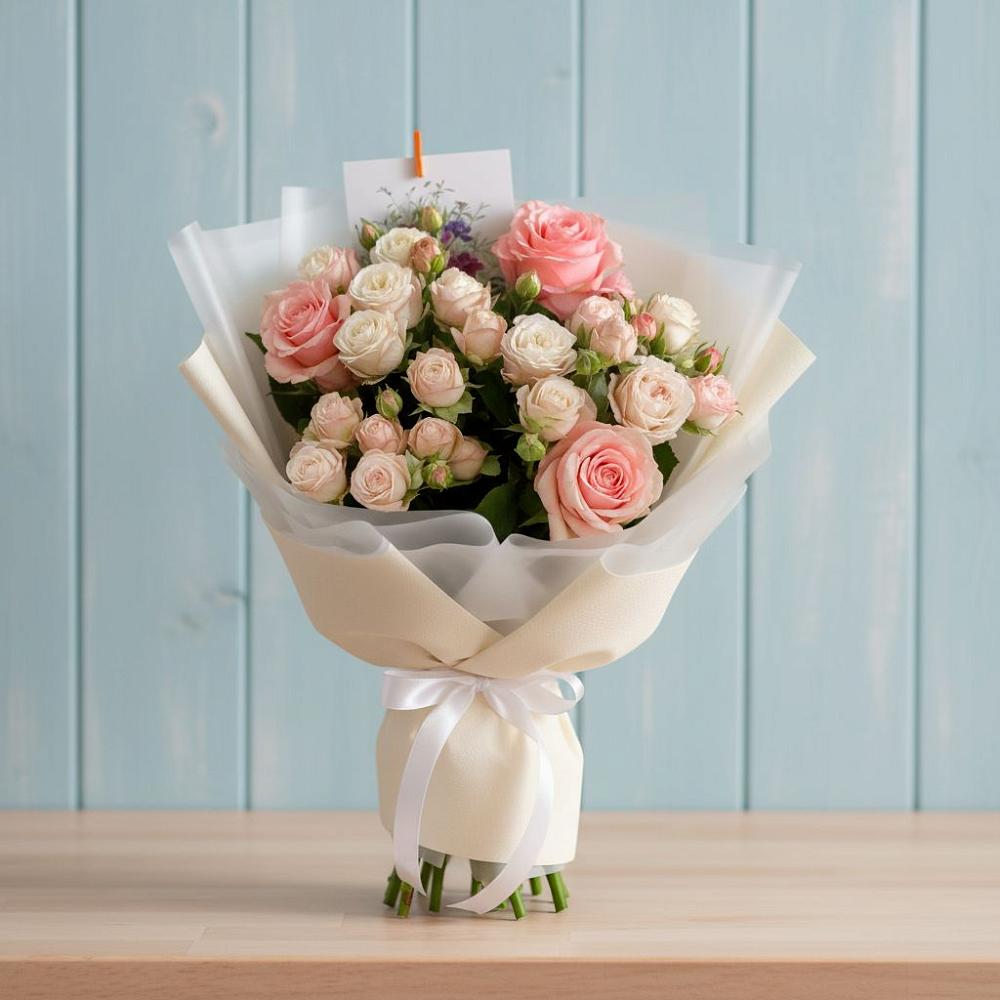 Букет цветов из: Розы в Рахманово