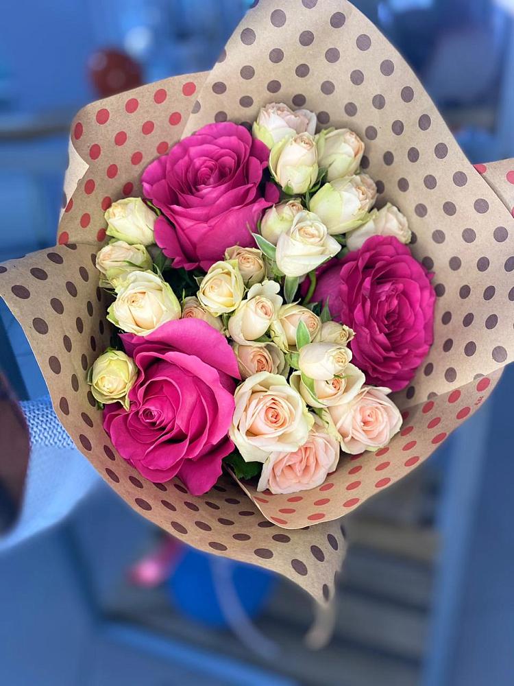 Букет цветов из: Розы в Рахманово