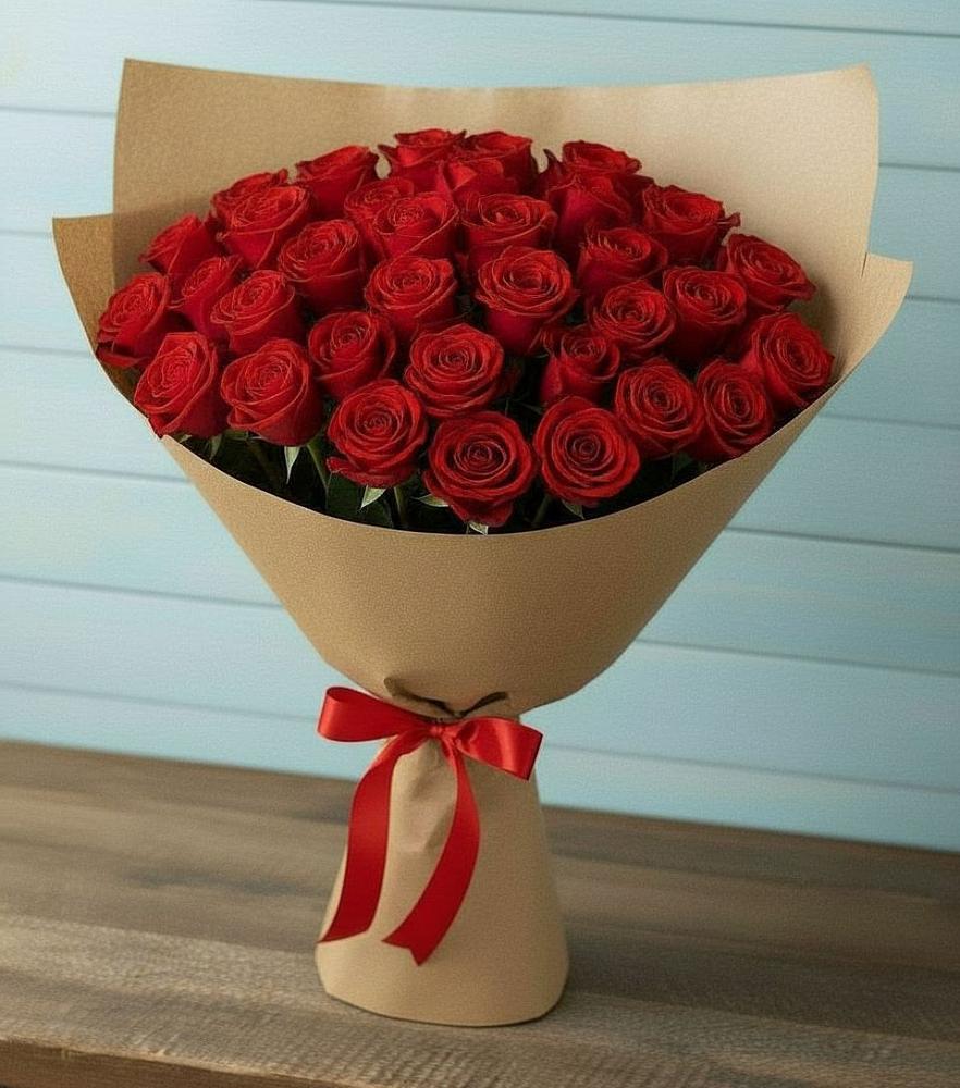 Букет Красные розы Милано в Рахманово