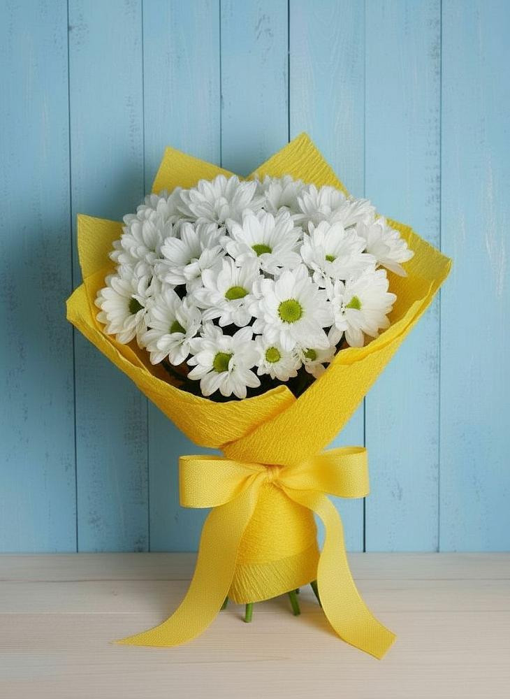 Букет цветов из: Хризантемы в Рахманово