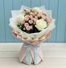 Букет цветов из:  Розы в Рахманово