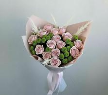 Букет цветов из:  Розы и Хризантемы #REPLACE_PRED# Рахманово