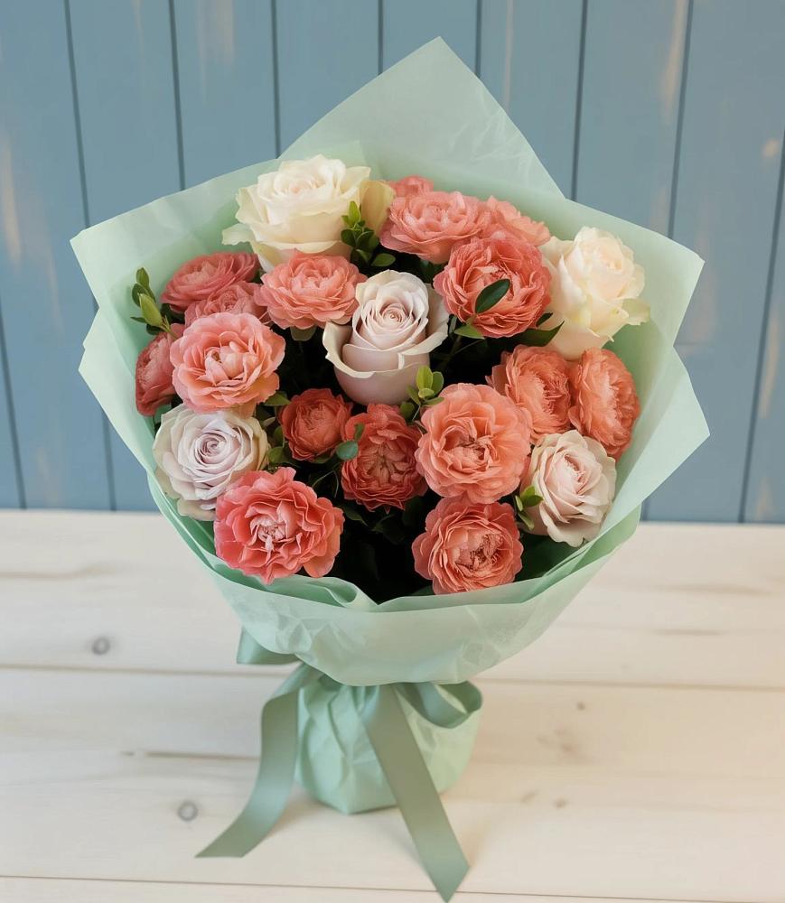 Букет цветов из: Розы в Рахманово