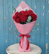 Букет цветов из:  Розы в Рахманово