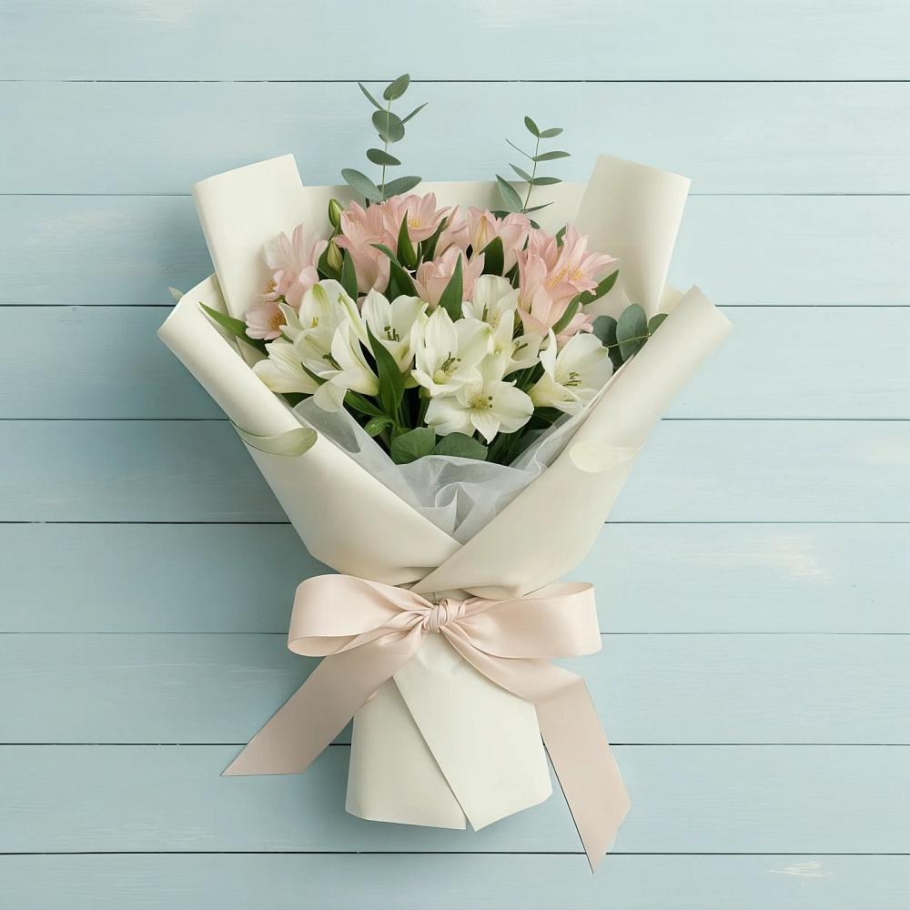 Букет цветов из: Альстромерии в Рахманово