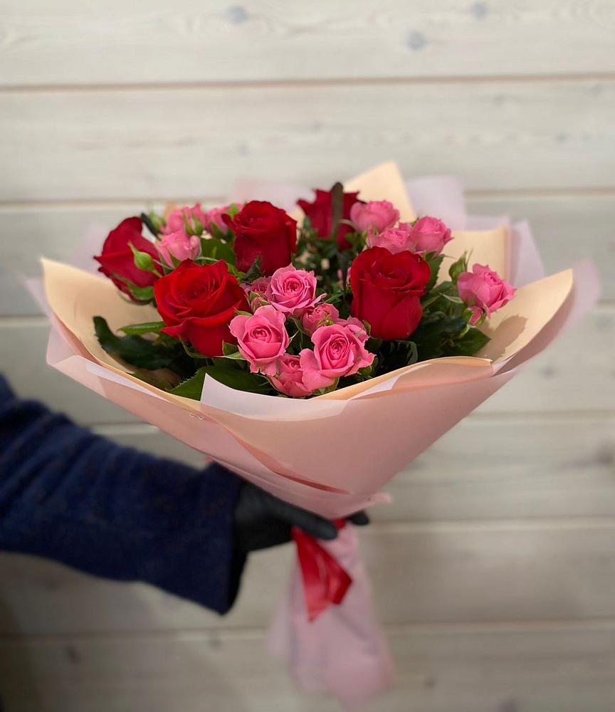 Букет цветов из: Розы в Рахманово